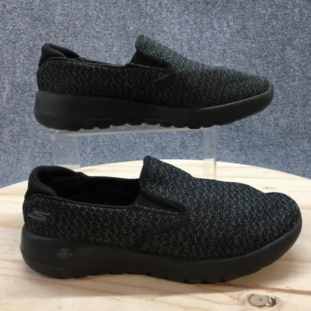 Skechers Shoes Womens 8.5 Go Walk Joy Slip On Black Comfort Round Toe SN15629