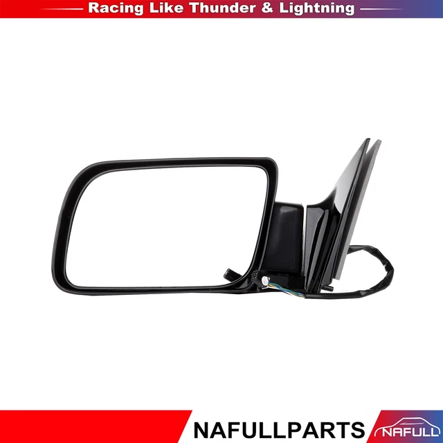 Power Black Driver Side Left View Mirror For C/K Suburban Tahoe Yukon LH New