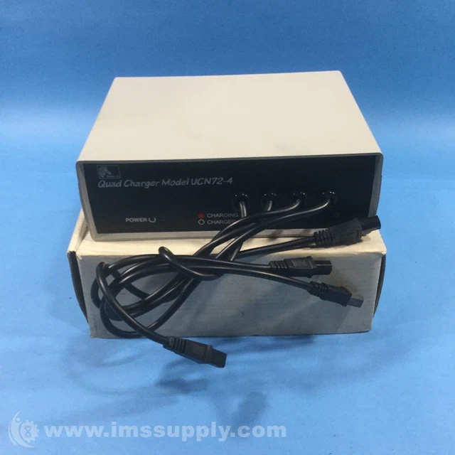 Zebra UCN72-4 Quad Battery Charger, 250V FNOB