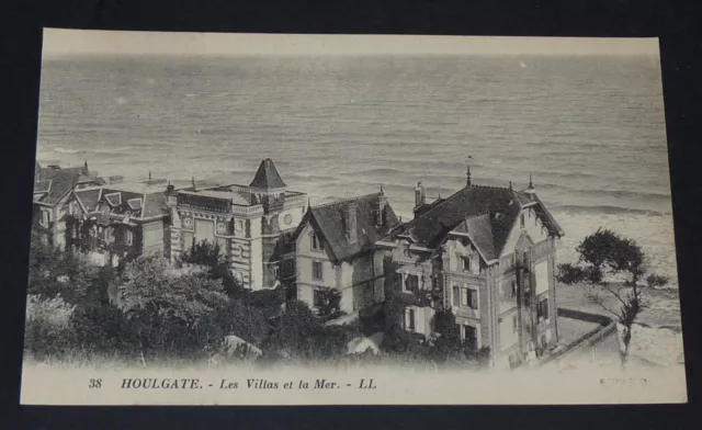 Cpa Carte Postale 1910 France Calvados 14 Houlgate Les Villas Et La Mer