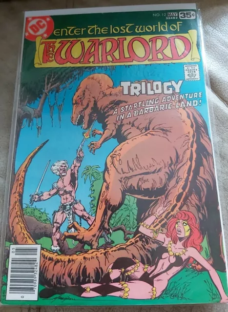 Dc Comic The Warlord Vol 3 No 12  1978 35 Cent Issue In Good Condition 