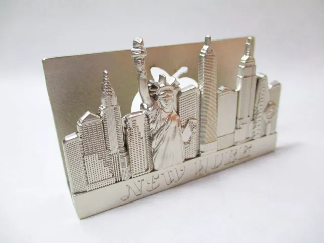 New York Titolare Biglietti da Visita Souvenir Statua Libertà Empire Mondo Trade