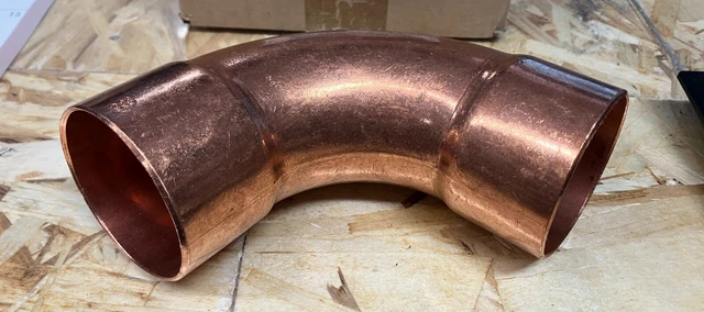 W-2082 2 5/8 Copper Elbow 90 Degrees Long Radius C x C