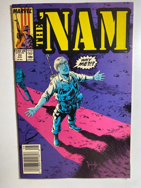 Marvel Comics The 'Nam Vol.1 #33 (1989) Barcode Variant Nm Comic