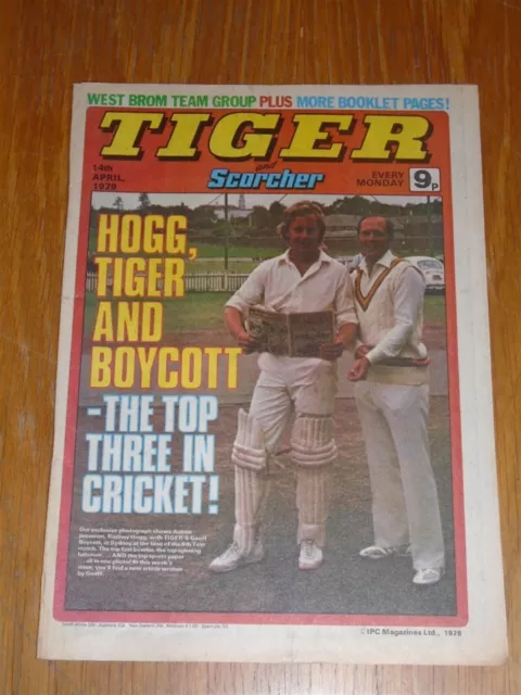 Tiger And Scorcher 14Th April 1979 British Weekly_