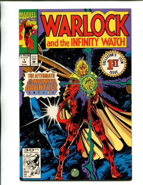 Warlock And The Infinity Watch 1 Vf/Nm W Pgs Marvel 1992! Infinity Gauntlet!!!!!