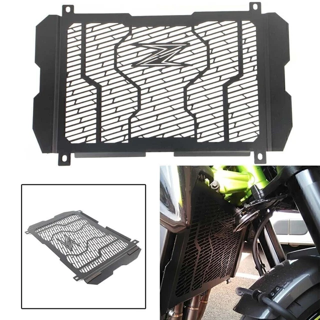 Black Radiator Grille Grill Guard Cover Protector Fit Kawasaki Z900 2017 2018 tb