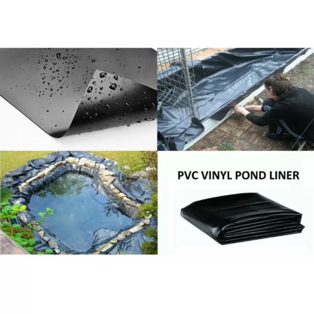 Sturdy Reinforced Fish Pond Liner HDPE Material for Landscaping and Pools