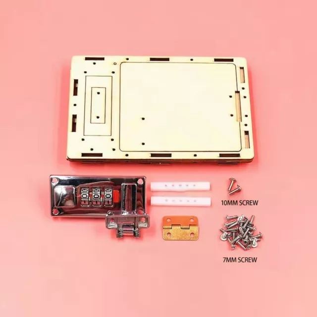 DIY Technologie Mechanisches Schließfach Puzzle Spielzeug Lernen Bildung