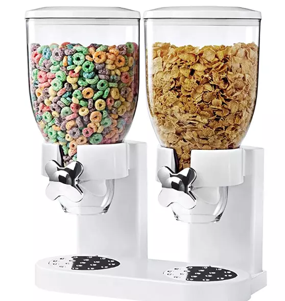 Dispenser distributore dosatore erogatore di cereali corn flakes per  colazione d - colorigenerali: BIANCO
