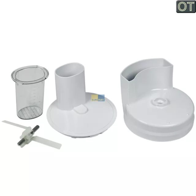 Set Durchlaufschnitzlergehäuse komplett Bosch Siemens 00653294 Robot de Cocina