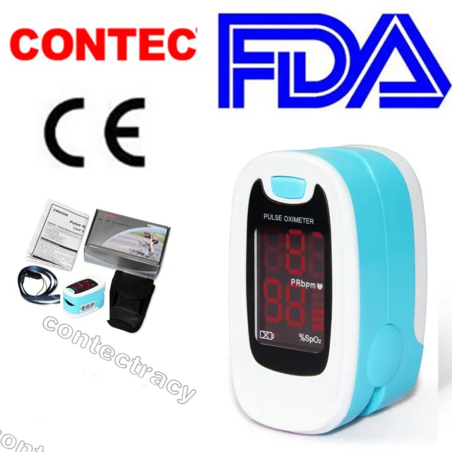 Promotion FDA CE LED Oximeter Finger Pulse Blood Oxygen SpO2 PR Oximetro Monitor