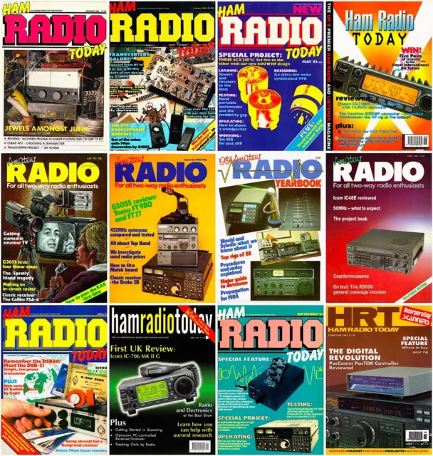 (165) Ham Radio Today + (89) Amateur Radio Magazine's  (DVD) *Extras* - Horizons