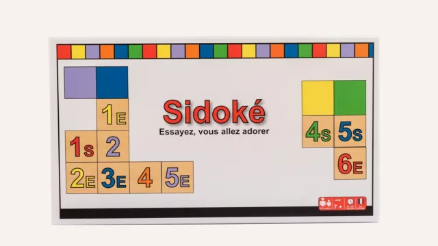 Sidoké Jeu de société, Recommandé pour devenir bon en math, en famille dès 7 ans