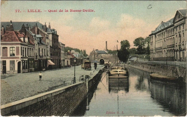 CPA LILLE Quai de la Basse-Deule (663631)