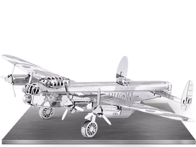 Métal Terre Avro Lancaster Bombardier 3D Modèle Métal + Brucelles 010671