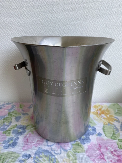 Seau à champagne avec anses en inox Guy Degrenne (GD