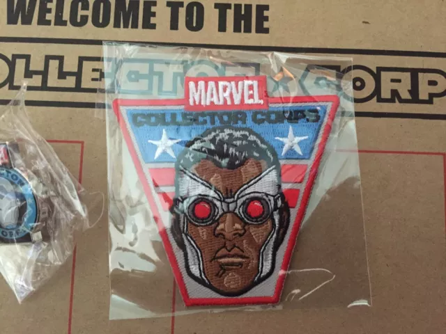 Secret Wars Exclusive Funko/ Marvel Collector Corps Patch & Collectors Pin 3