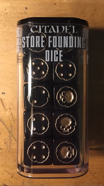WARHAMMER STORE FOUNDING Dice - Limited Edition Dice New