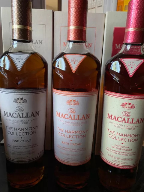 The Macallan Harmony Collection Fine Cacao Rich Cacao Intense Arabica 3 FLASCHEN