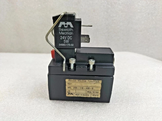 Valvola Rexroth 3/2 Vie 3722280220 - Nuova, Eccellente Con Accessori Originali