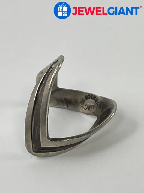 Taxco Sterling Silver 925 Ring Sz 7.50 Southwestern Style Made In Mexico #Dj724