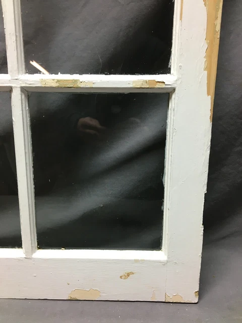 Antique 20x34 6 Lite Casement Shabby Window VTG Old Cabinet Cupboard Chic 97-21B 4