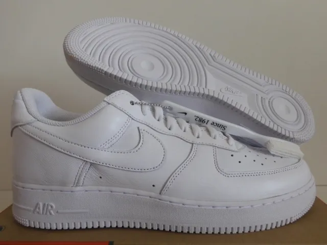 Nike Air Force 1 Low Retro "Color Of The Month Triple White" Sz 13 [Dj3911-100]