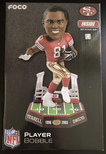 Terrell Owens San Francisco 49ers Retired Pro Gate Series Bobblehead #/122