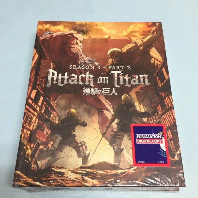 ATTACK ON TITAN Season 3 Part 2 Two Special Limited Edition Blu-Ray DVD ...