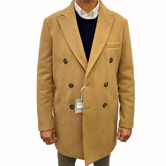 Cappotto Uomo Giacca Giaccone Inverno Parka Giubbotto Made in Italy Sartoriale 3