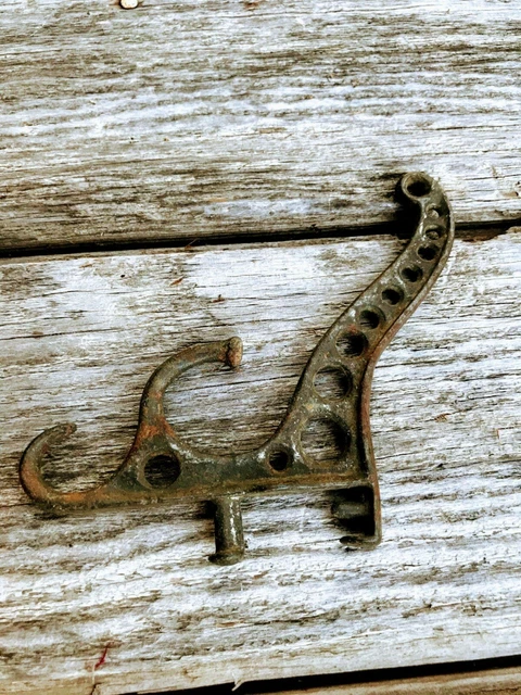 Antique cast Iron Plant hook