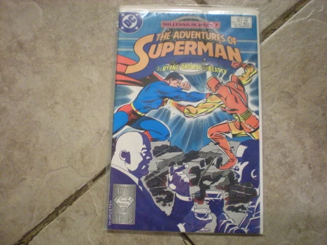 Adventures Of Superman #437 (1987) DC Comics 'Byrne & Ordway' VF/NM