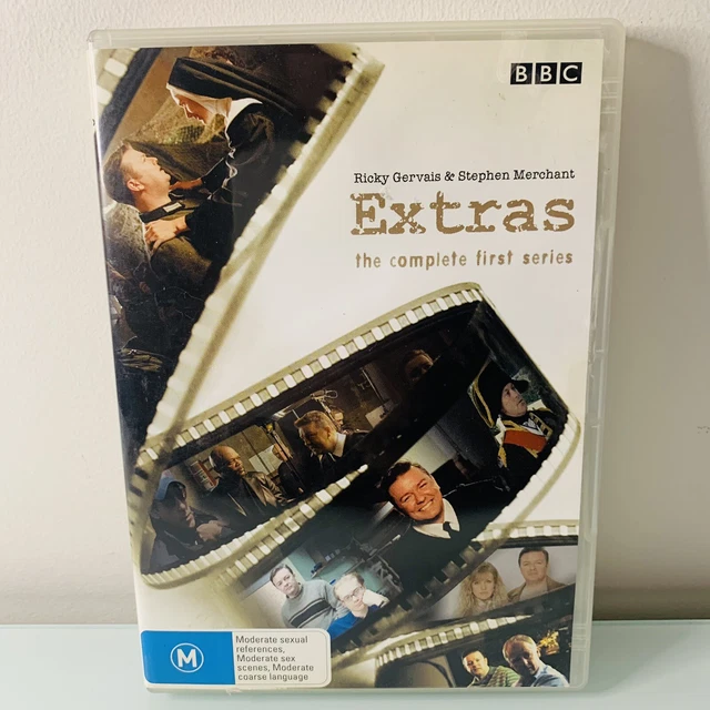 Extras Season 1 DVD BBC Region 4 Ricky Gervais