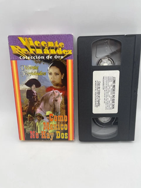 VICENTE FERNANDEZ VHS Como Mexico No Hay Dos Rare OOP VHS Spanish ...
