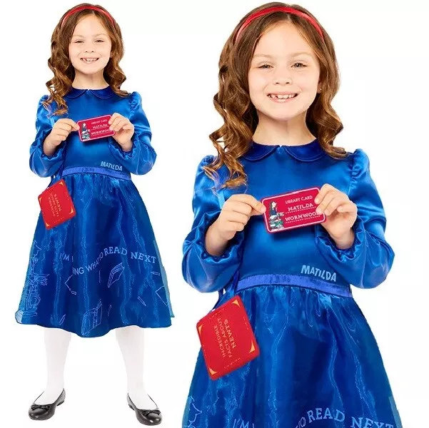 Filles sous Licence Matilda Costume Déguisement Enfant Livre Day Par Amscan Neuf