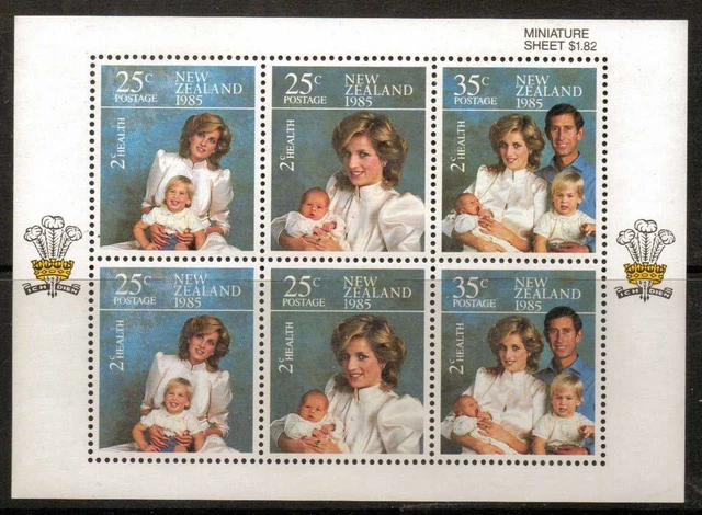 New Zealand Sgms1375 1985 Health Stamps Mnh