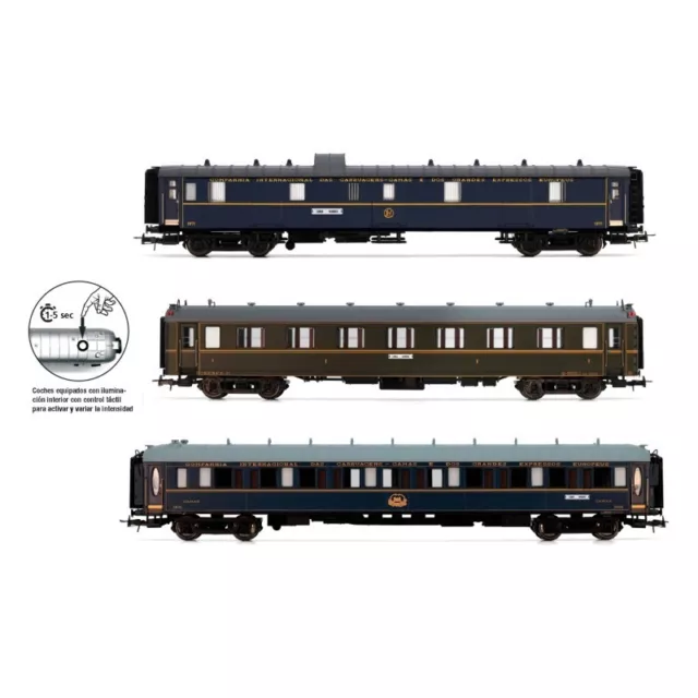 SET DE 3 coches CIWL Renfe SET DE 3 coches CIWL Renfe