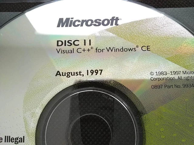 MICROSOFT VISUAL C++ for Windows CE Full Version $14.16 - PicClick CA