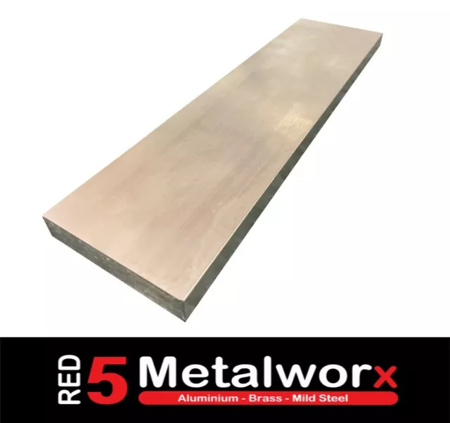 Aluminium Flat Bar - 32mm x 3mm x 300mm long - Grade 6060-T5 @ Red 5
