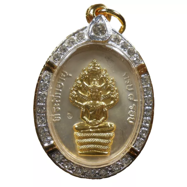 Perfect Lp Tim Old Thai Buddha Amulet Hot Pendant Very Rare !!!