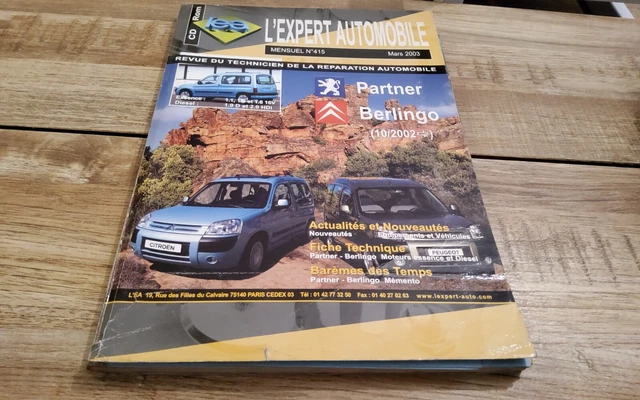 REVUE TECHNIQUE PEUGEOT partner et Citroën berlingo phase 2 essence et