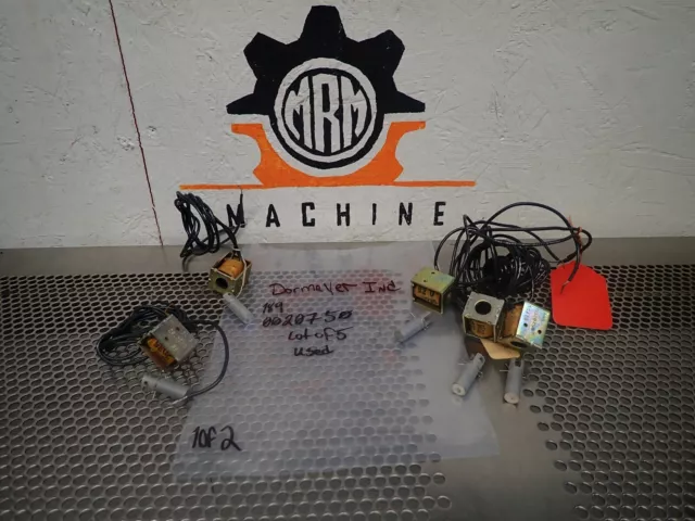 Dormeyer 189 0020750 Solenoids Used With Warranty (Lot of 5) See All Pictures