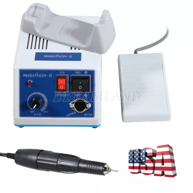 Dental Lab Marathon MicroMotor N3 WITH 35K RPM Handpiece Polishing Machine