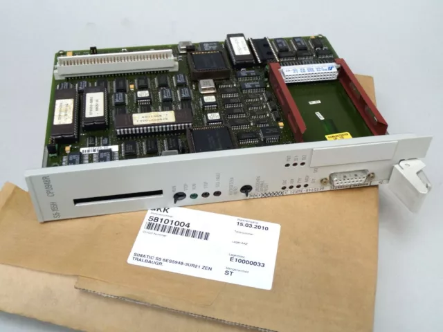 Support électrique Siemens Simatic S5 6ES5948-3UR21 6ES5 948-3UR21 : 7