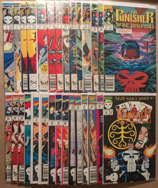 Punisher War Journal lot of 29 comics
