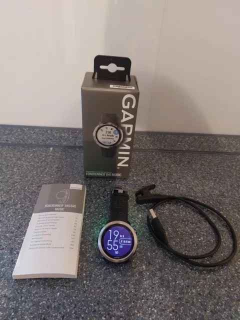 Garmin Forerunner 645 Music GPS Laufuhr Running Watch Lauf Uhr