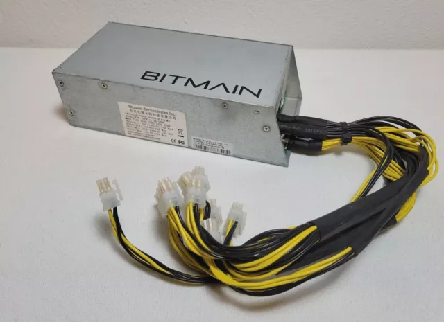 Bitmain Power Supply APW3++ 1600W PSU Antminer A3 L3+ D3 S7 S9 110-220V Miner