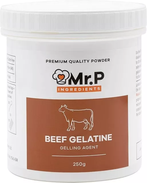 Beef Gelatine Powder - Natural Colloidal Protein - Ideal for Jellies & Desserts