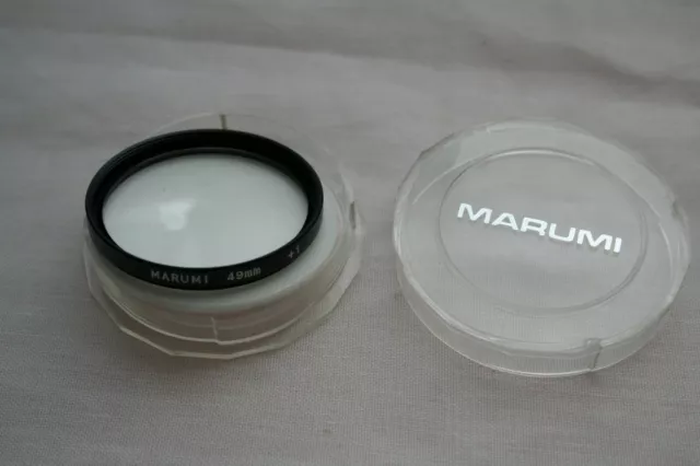 lot de filtres macro Marumi 49 mm Close up +1 & +3